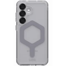 Чехол UAG Plyo Pro с MagSafe для Samsung Galaxy S25, Ice/Silver, прозрачный/серебро